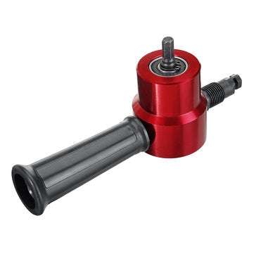 Red YT-160A Double Head Sheet Metal Nibbler Cutter Drill Attachment Metal Sheet Cutter for Electric
