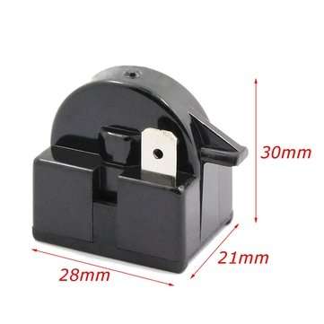 QP2-4.7 Start Relay Refrigerator PTC FOR 4.7 Ohm 1 Pin Vissani Danby Compressor