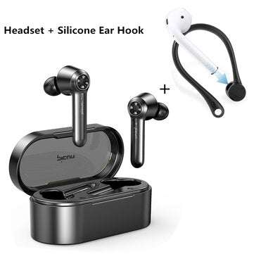 Picun W20 bluetooth 5.0 Earphones 35hrs Wireless Earbuds IPX8 Waterproof Touch Co... (COLOR.: BLACK)