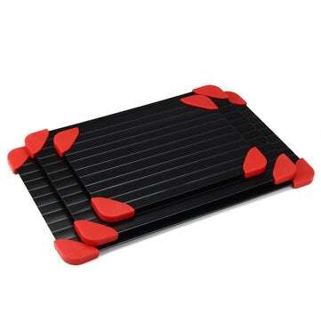 Mocatrend Fast Defrosting Tray Meat Thaw Frozen Food Magic Kitchen Defrosting Tray (SIZE 3: S)