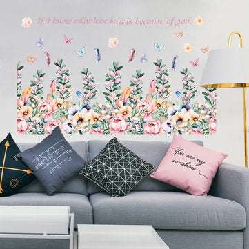 Miico SK6097 Decorative Sticker Sofa TV Background Wall Stickers Bedroom Bedside Wall Sticker DIY St
