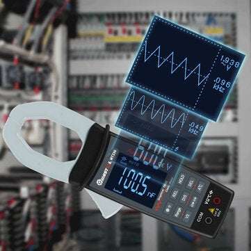 MUSTOOL MT336 600V True RMS Digital Clamp Meter with AC V/A Waveform Display Multimeter Oscilloscope