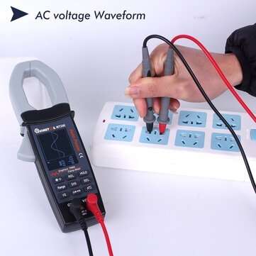 MUSTOOL MT336 600V True RMS Digital Clamp Meter with AC V/A Waveform Display Multimeter Oscilloscope