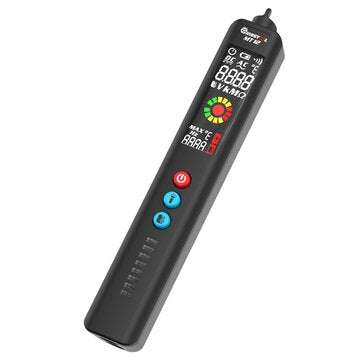 MUSTOOL MT12 Digital Multimeter + Thermometer + Voltage Detector 3 In 1  Ture-RMS Color LCD 3-Result