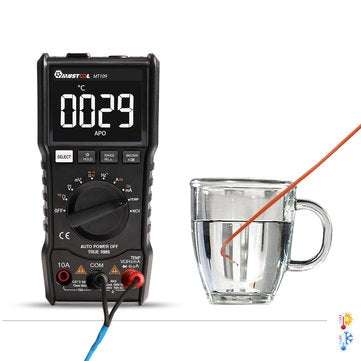 MUSTOOL MT109 Portable 9999 Counts True RMS Multimeter AC DC Voltage Current NCV Temperature Tester
