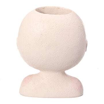 Nordic Doll Shaped Flower Pot Sculpture Flower Pot Art Vase Home Decor Succulents Head Shaped Vase O