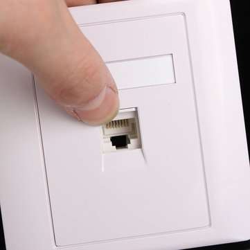 RJ45 Euro Low Profile Module Data Comms Network Plate Gigabit Panel