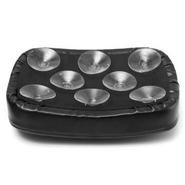 Motorcycle Rear Passenger Pillion Seat Pad Rectangle 6/8 Suction Cups For Harley  (TYPE: 6)