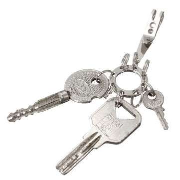 Stainless Steel Carabiner EDC Money Clip Keychian Tool