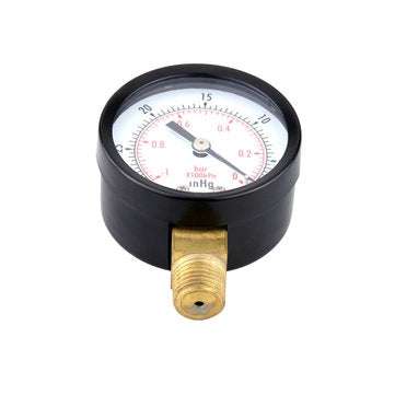 TS-50-1+1 0~-30inHg 0~-1Bar Presuure Manometer 50mm Mini Air Vacuum Pressure Gauge Meter Manometer