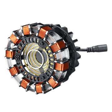 MK1 Aluminum Alloy Tony 1:1 Arc Reactor DIY Model Kit LED Chest Lamp USB Movie Props Gifts Science T