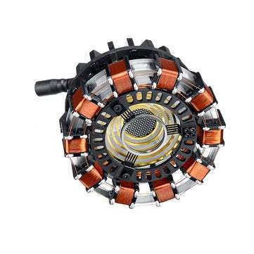 MK1 Aluminum Alloy Tony 1:1 Arc Reactor DIY Model Kit LED Chest Lamp USB Movie Props Gifts Science T