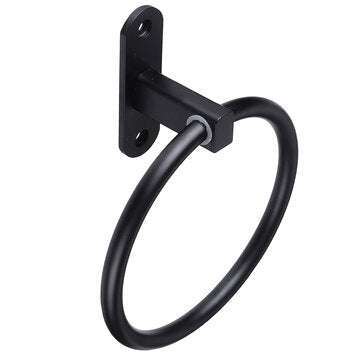 Space Aluminium Hand Round Towel Hanging Ring Wall Mounted Bathroom Rack Holder (SIZE: #2)