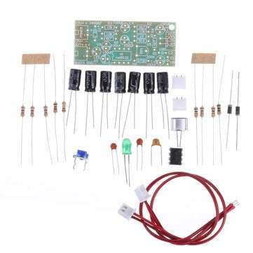 Microphone Pickup Audio Microphone Amplifier Module DIY Kit Dual Track Output Gain Adjustable DC 12V