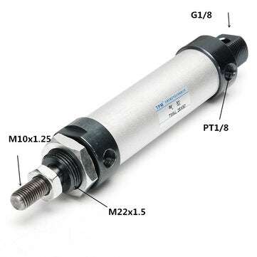 MAL25x50 25mm Bore 50mm Stroke Double Acting Mini Pneumatic Air Cylinder