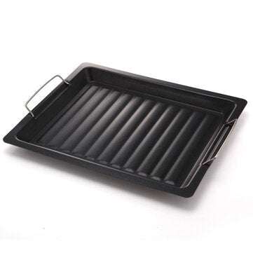Non-stick Barbecue Frying Grill Pan Outdoor BBQ Skillet Cooking Pancake Plate