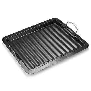 Non-stick Barbecue Frying Grill Pan Outdoor BBQ Skillet Cooking Pancake Plate