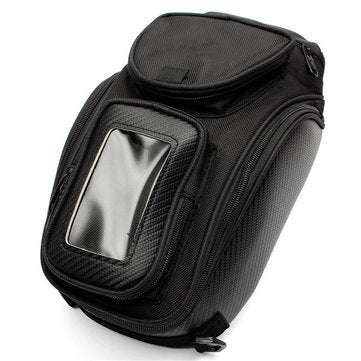 Motorcycle Oil Fuel Tank Bag Magnetic Multi Layer Black Universal 3825cm Waterproof