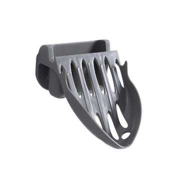 Non-Perforated Double-Layer Soap Box Strong Non-Stick Paste Bathroom Drain Toilet ... (COLOR.: GREY)