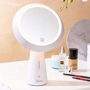 MIUO T03 Cosmetic Mirror Table Lamps High-definition Make-up Mirror Stepless Dimming USB Charging 90