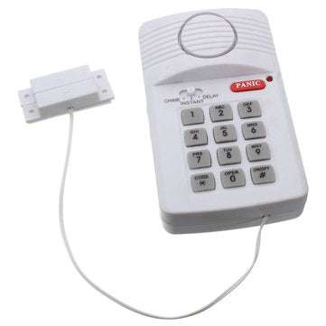 Security Keypad Door Alarm System Panic Button Doors Window Sheds Garages