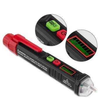 Non-Contact Voltage Tester Pen Detector Digital Induction Pen Break Point Acoustooptic Alarm