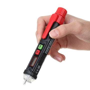 Non-Contact Voltage Tester Pen Detector Digital Induction Pen Break Point Acoustooptic Alarm