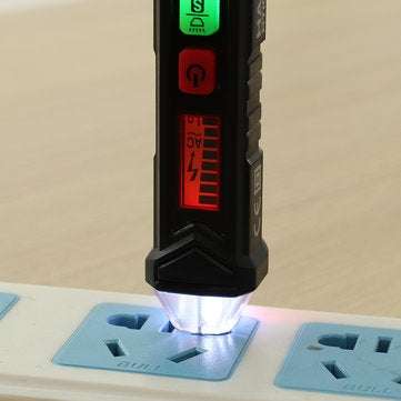 Non-Contact Voltage Tester Pen Detector Digital Induction Pen Break Point Acoustooptic Alarm