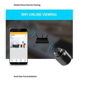 Security IP Camera 1080P 160 Degree Night Vision Audio Reording  Wireless WIFI Minis Camera Google P