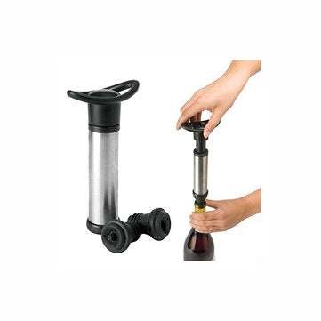 MIUK Vacuum Seal Wine Saver Pump Wine Preserver Remove Air with 2 Vacuum Bottle Stoppers