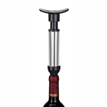 MIUK Vacuum Seal Wine Saver Pump Wine Preserver Remove Air with 2 Vacuum Bottle Stoppers