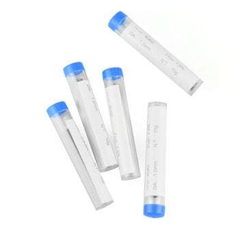 Toolour 5Pcs 1mm Tin Lead Solder Wire Tube Flux 40/60 with Flux Rosin Core for Welding PCB Work Sold