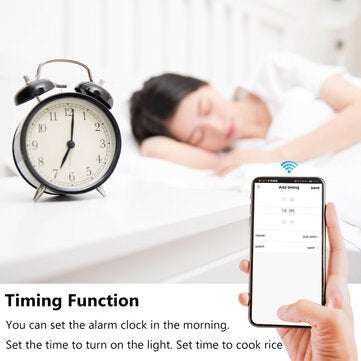 SMATRUL 10Pcs WIFI RF Controller Smart Life APP WiFi 433Mhz Timer Module for Switch Light