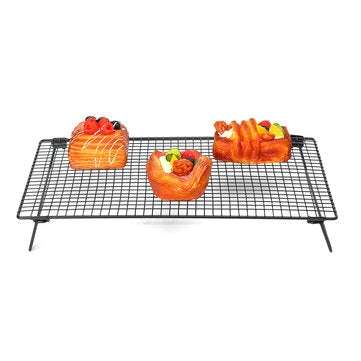 Non Stick Bread Collapsible Cooling Shelf Rack Biscuits Cakes Kitchen Pastry Bakeware