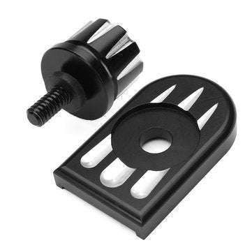 Seat Bolt Screw Mount Tab Cover For Harley Dyna Street Glide Fatboy 96-15 1/4-20