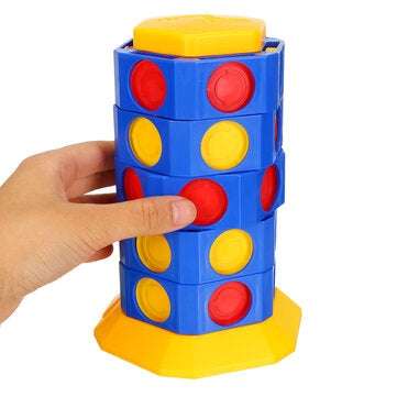 Rotating 3D Children Chess Toys Game Parent-Child Interaction Puzzle Toy