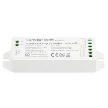MiBOXER FUT038 (Upgraded) RGBW LED Strip Controller DC12V-24V Compatible with APP/RF Remote/Third Pa