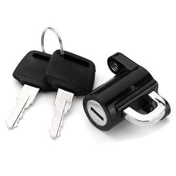 Motorcycle Helmet Lock Motor Bike Hanger Hook With 2 Black Keys