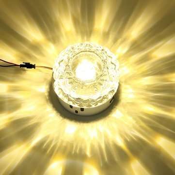 Modern 5W Crystal Ceiling Light Fixture SurfacE Mounted Pendant Chandelier Lam... (COLOR.: COLORFUL)