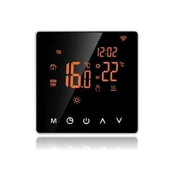Smart Home High-power Touch Screen Electric Heating Thermostat with WIFI Function