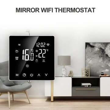 Smart Home High-power Touch Screen Electric Heating Thermostat with WIFI Function