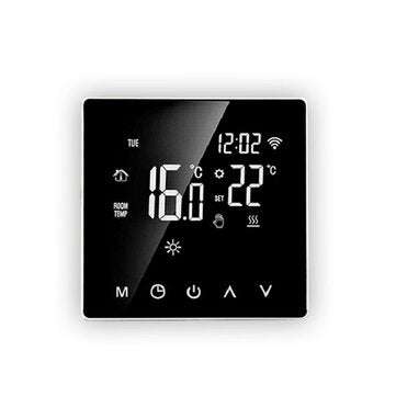 Smart Home High-power Touch Screen Electric Heating Thermostat with WIFI Function