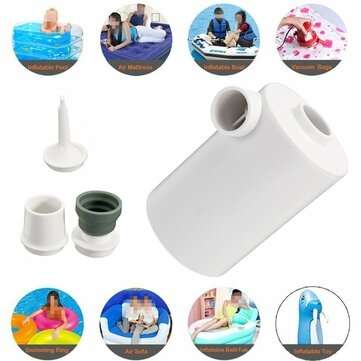 Portable Mini Light Air Pump USB Inflatable Quick Inflate Deflate Tools Outdoor