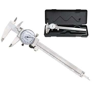 Metric Gauge Measuring Tool Dial Caliper 0-150mm/0.02mm Shock-proof Stainless Steel Precision Verni