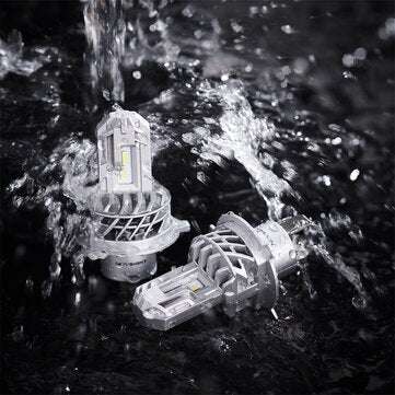 NovSight N35 2PCS H4 12V 50W 10000LM 6000K LED Bulbs Motorcycle Lamp High Power Car Headlight Headla