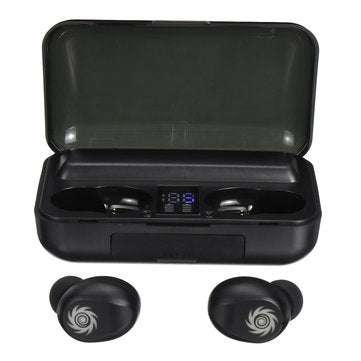 Mini Wireless bluetooth 5.0 TWS Earphone Digital Display Sports Headphones with Mic Charging Case