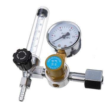 Metal Welding Gas Meter Argon CO2 Auto Pressure Regulator Weld Gauge For Power Tool