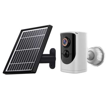 Paso HD 1080P Video 2.4G Wireless Battery Camera IP65 Waterproof IR Night Vision with Solar Panel