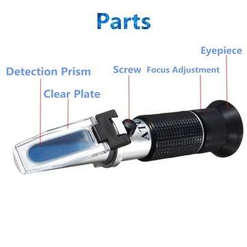 RHA-503ATC ATC Automatic Car Vehicle Battery Antifreeze Fluids Refractometer Glycol Ethylene Propyle