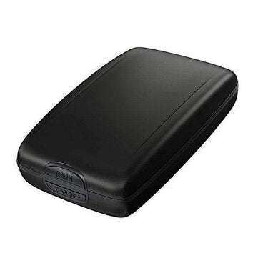 Metal RFID Card Holder Anti-Theft Hanging Credit Card Bag Metal Business Credit C... (COLOR.: BLACK)